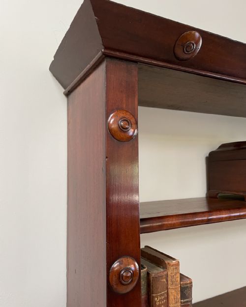 19TH CENTURY MAHOGANY WALL SHELVES - ADDITIONAL PHOTO 5