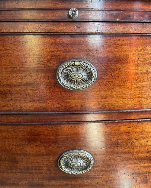 GEORGIAN MAHOGANY CHEST OF DRAWERS - ADDITIONAL PHOTO 7