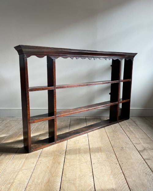 georgian oak delft rack - CATEGORY: ANTIQUE FURNITURE - DATED 18TH CENTURY