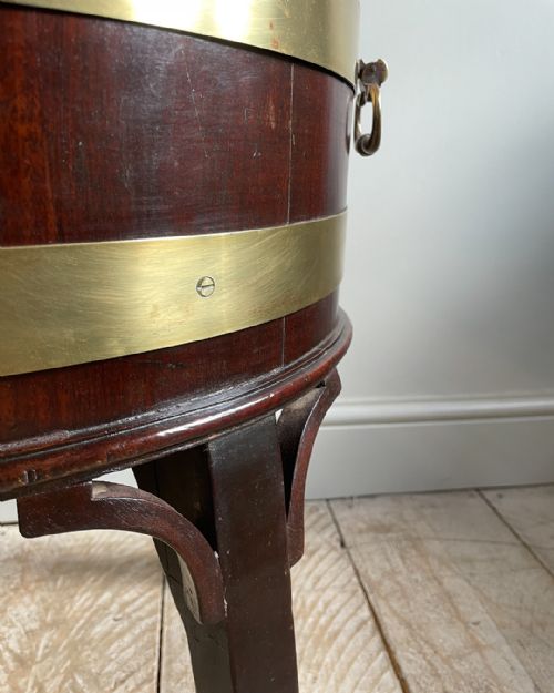 GEORGE III MAHOGANY WINE COOLER - ADDITIONAL PHOTO 3