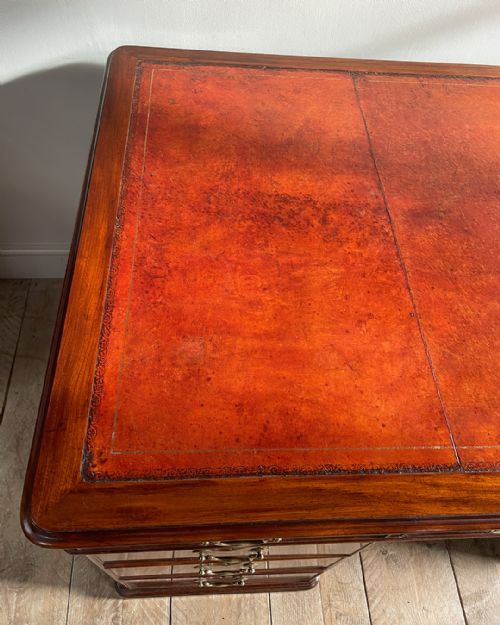 19TH CENTURY PARTNERS DESK - ADDITIONAL PHOTO 3