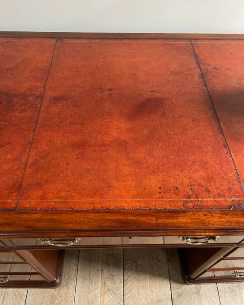 19TH CENTURY PARTNERS DESK - ADDITIONAL PHOTO 5