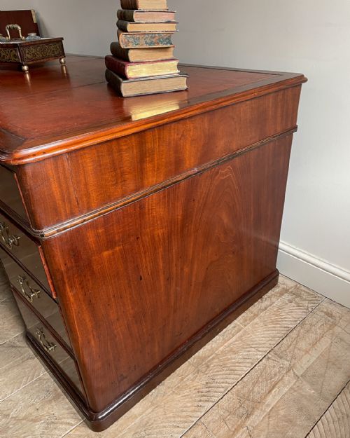 19TH CENTURY PARTNERS DESK - ADDITIONAL PHOTO 9