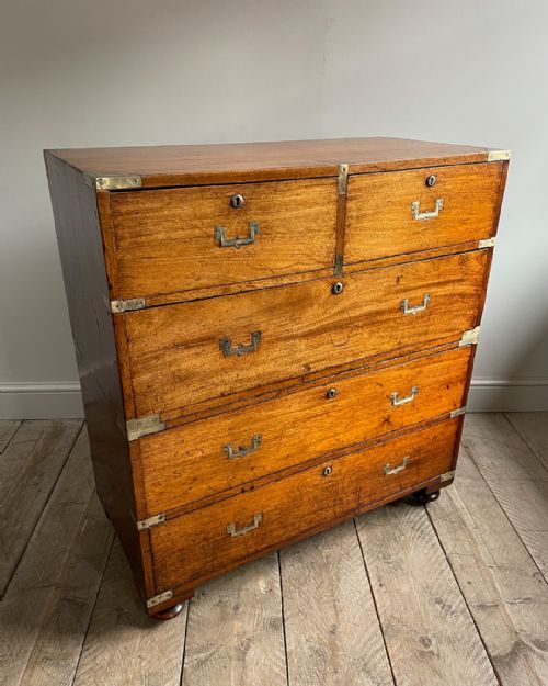 19TH CENTURY CAMPAIGN CHEST - ADDITIONAL PHOTO 1