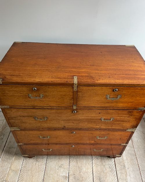19TH CENTURY CAMPAIGN CHEST - ADDITIONAL PHOTO 2