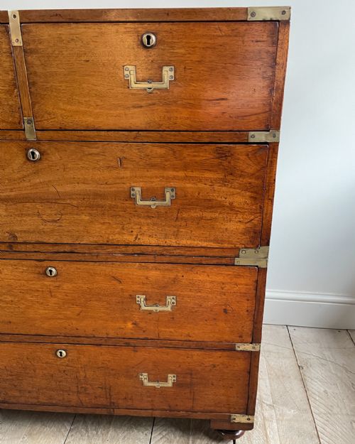 19TH CENTURY CAMPAIGN CHEST - ADDITIONAL PHOTO 4