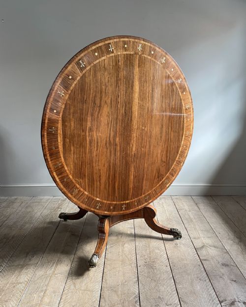 stunning regency rosewood centre table - CATEGORY: ANTIQUE TABLES - DATED 19TH CENTURY