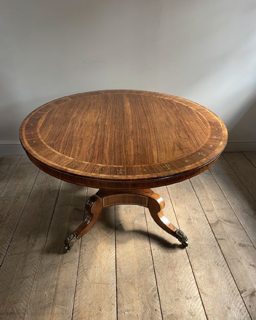 STUNNING REGENCY ROSEWOOD CENTRE TABLE - ADDITIONAL PHOTO 1