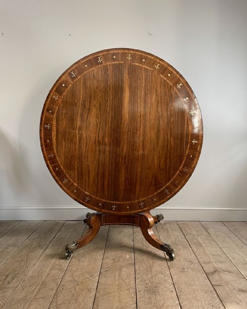 STUNNING REGENCY ROSEWOOD CENTRE TABLE - ADDITIONAL PHOTO 2
