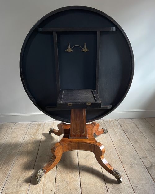 STUNNING REGENCY ROSEWOOD CENTRE TABLE - ADDITIONAL PHOTO 3