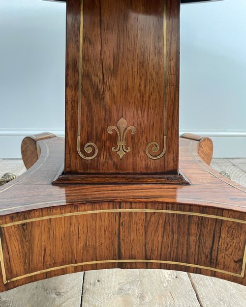 STUNNING REGENCY ROSEWOOD CENTRE TABLE - ADDITIONAL PHOTO 7