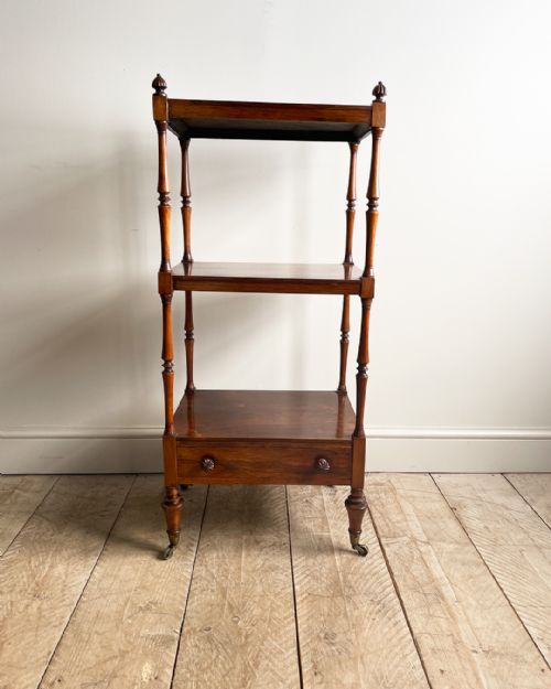 ROSEWOOD THREE TIER WHATNOT - ADDITIONAL PHOTO 2