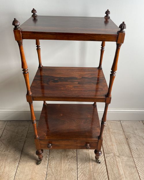 ROSEWOOD THREE TIER WHATNOT - ADDITIONAL PHOTO 3