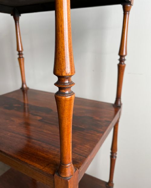 ROSEWOOD THREE TIER WHATNOT - ADDITIONAL PHOTO 7