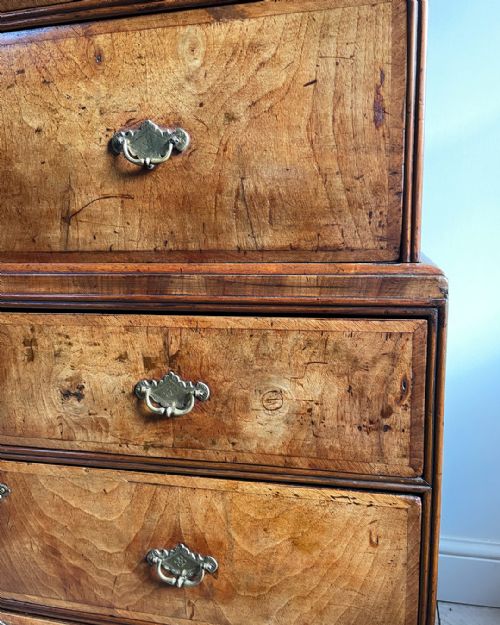 18TH CENTURY WALNUT CHEST ON CHEST - ADDITIONAL PHOTO 7