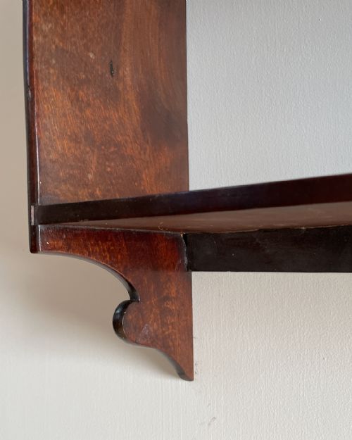 19TH CENTURY MAHOGANY SHELVES - ADDITIONAL PHOTO 3