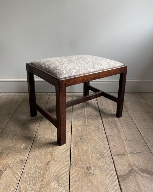 george iii mahogany stool - CATEGORY: ANTIQUE STOOLS - DATED 18TH CENTURY