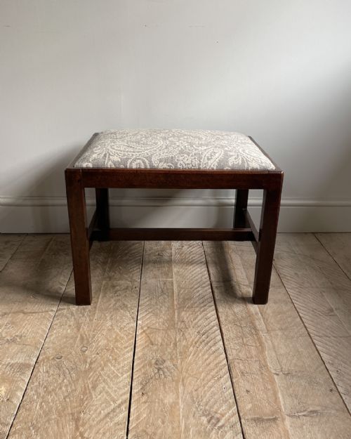 GEORGE III MAHOGANY STOOL - ADDITIONAL PHOTO 3