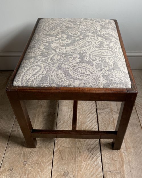 GEORGE III MAHOGANY STOOL - ADDITIONAL PHOTO 6