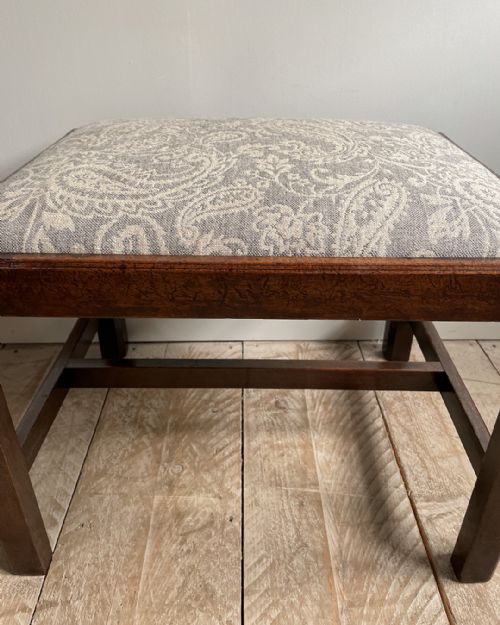 GEORGE III MAHOGANY STOOL - ADDITIONAL PHOTO 9