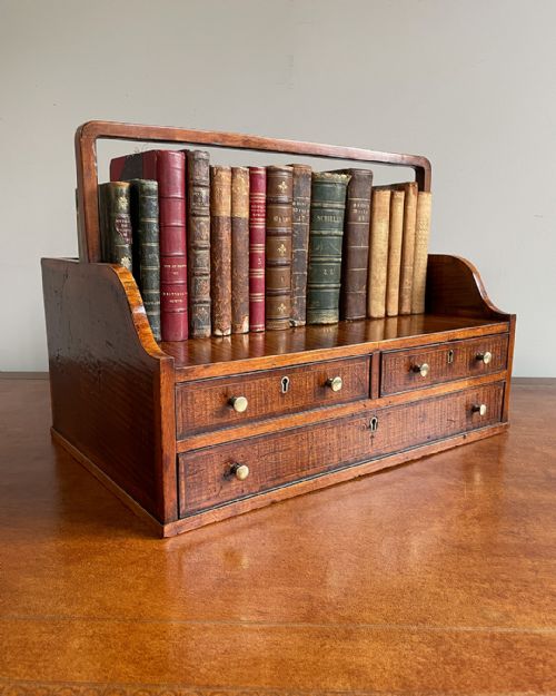 sheraton period harewood book carrier - CATEGORY: ANTIQUE MISCELLANEOUS - DATED 18TH CENTURY