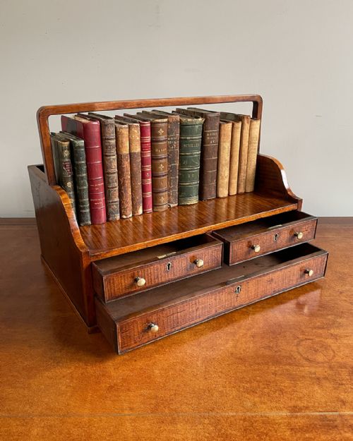 SHERATON PERIOD HAREWOOD BOOK CARRIER - ADDITIONAL PHOTO 1
