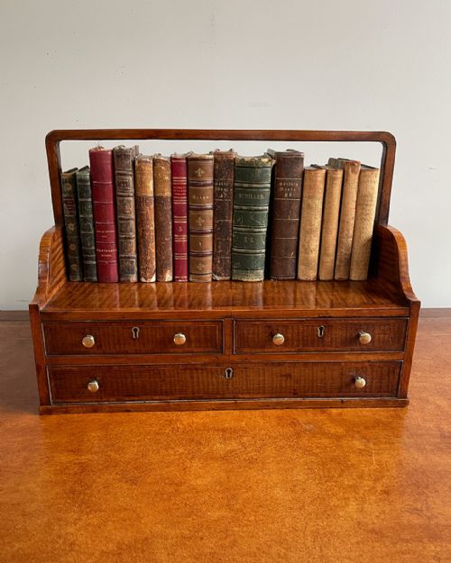 SHERATON PERIOD HAREWOOD BOOK CARRIER - ADDITIONAL PHOTO 2