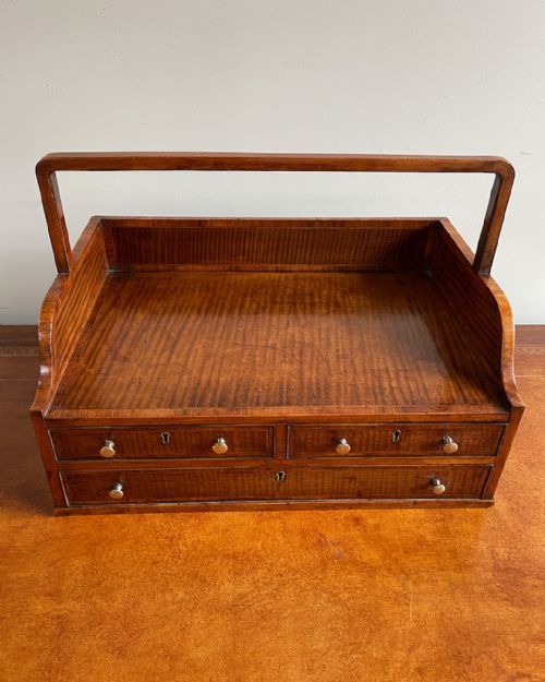 SHERATON PERIOD HAREWOOD BOOK CARRIER - ADDITIONAL PHOTO 4