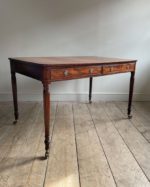 19th century mahogany writing desk - CATEGORY: ANTIQUE TABLES - DATED 19TH CENTURY
