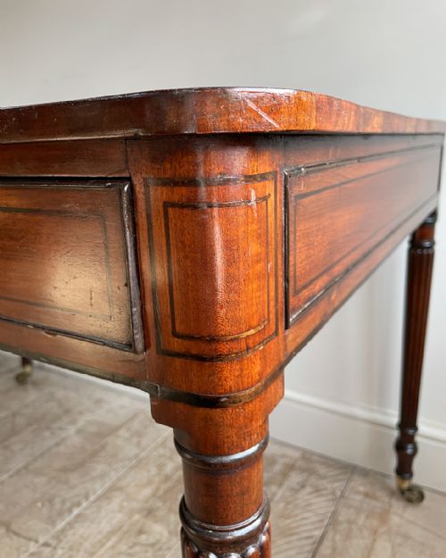 19TH CENTURY MAHOGANY WRITING DESK - ADDITIONAL PHOTO 6