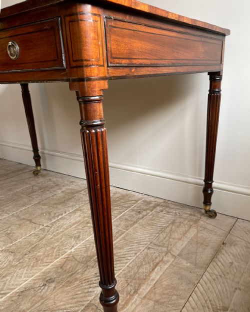 19TH CENTURY MAHOGANY WRITING DESK - ADDITIONAL PHOTO 7