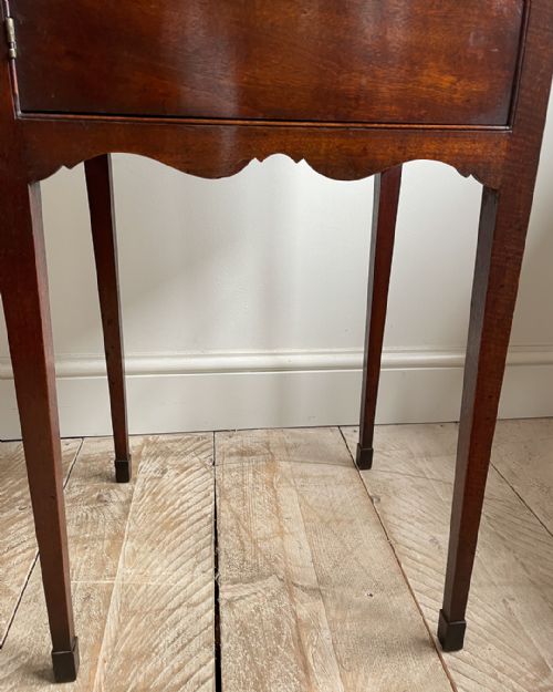 GEORGIAN MAHOGANY TRAY TOP POT CUPBOARD - ADDITIONAL PHOTO 8