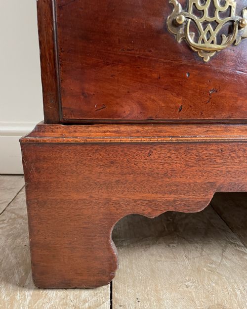 GEORGE III MAHOGANY SEMAINIER - ADDITIONAL PHOTO 9