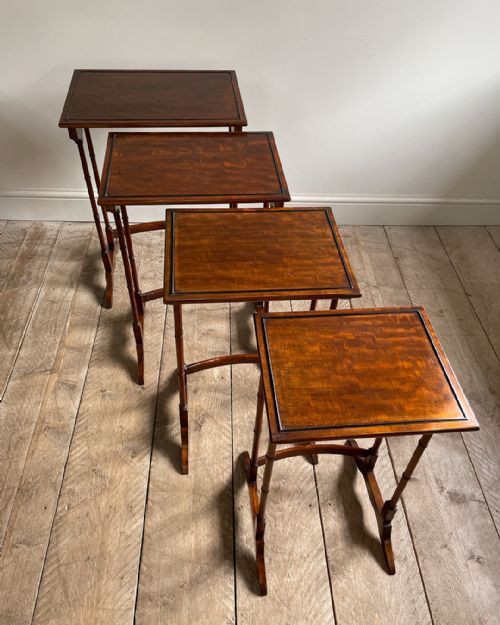 GOOD QUALITY NEST OF FOUR TABLES - ADDITIONAL PHOTO 4