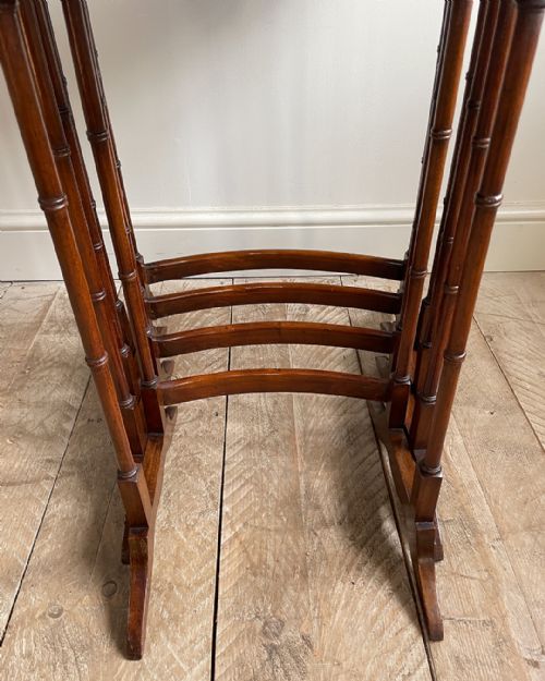GOOD QUALITY NEST OF FOUR TABLES - ADDITIONAL PHOTO 6