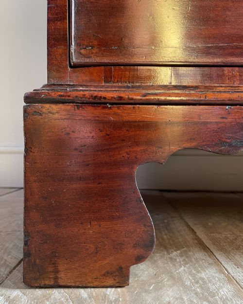 GEORGIAN MAHOGANY LINEN PRESS - ADDITIONAL PHOTO 6