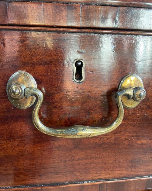 GEORGIAN MAHOGANY LINEN PRESS - ADDITIONAL PHOTO 8