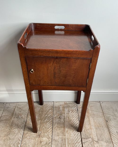 GEORGIAN MAHOGANY POT CUPBOARD - ADDITIONAL PHOTO 3