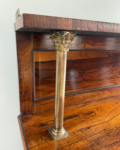 REGENCY ROSEWOOD BREAKFRONT CHIFFONIER - ADDITIONAL PHOTO 6
