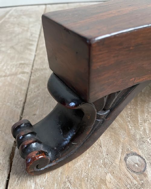 EARLY NINETEENTH CENTURY ROSEWOOD PEDESTAL LAMP TABLE - ADDITIONAL PHOTO 8