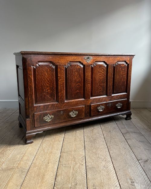 antique oak mule chest - CATEGORY: ANTIQUE CHESTS - DATED 18TH CENTURY