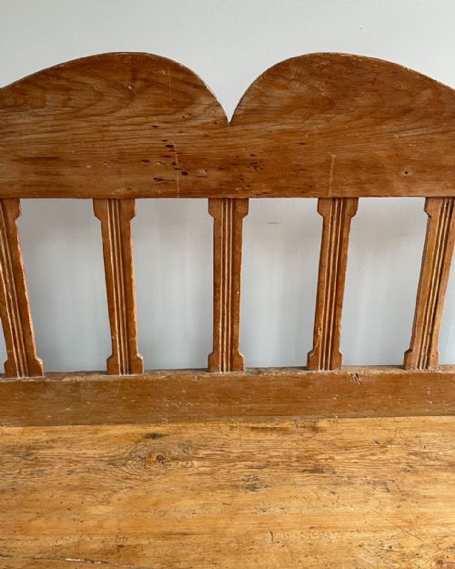 NINETEENTH CENTURY CONTINENTAL PINE SETTLE - ADDITIONAL PHOTO 6