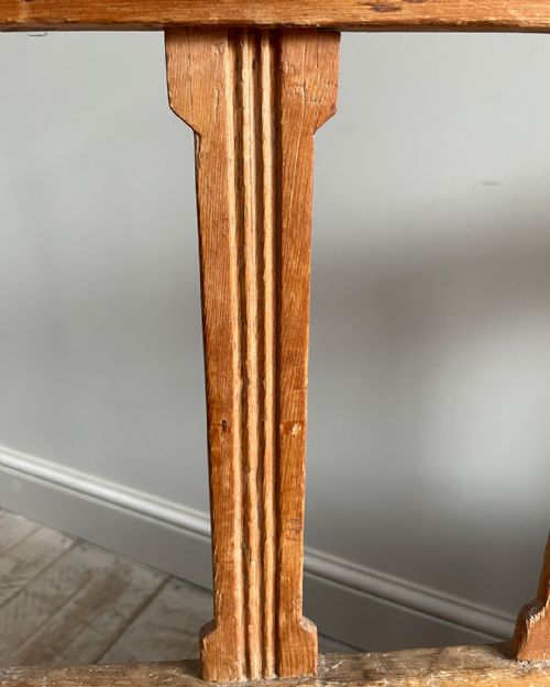 NINETEENTH CENTURY CONTINENTAL PINE SETTLE - ADDITIONAL PHOTO 9