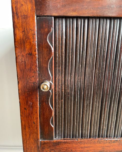GEORGIAN MAHOGANY TRAY TOP POT CUPBOARD - ADDITIONAL PHOTO 8