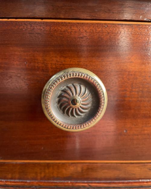 ELEGANT MAHOGANY TWO DRAWER SIDE TABLE - ADDITIONAL PHOTO 9