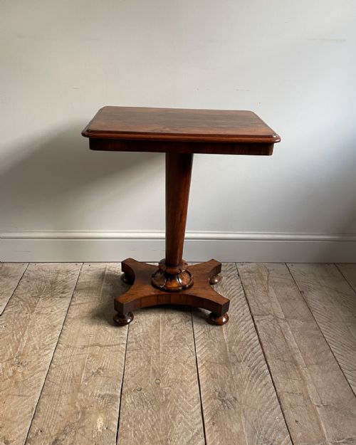 FINE QUALITY ROSEWOOD LAMP TABLE - ADDITIONAL PHOTO 2