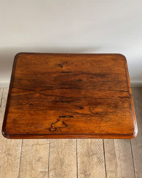 FINE QUALITY ROSEWOOD LAMP TABLE - ADDITIONAL PHOTO 4