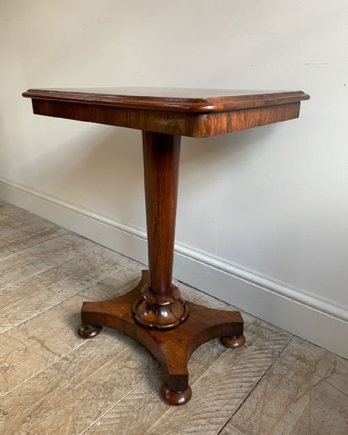 FINE QUALITY ROSEWOOD LAMP TABLE - ADDITIONAL PHOTO 6