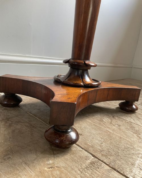 FINE QUALITY ROSEWOOD LAMP TABLE - ADDITIONAL PHOTO 8