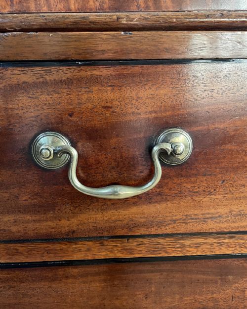 FINE GEORGIAN MAHOGANY LINEN PRES - ADDITIONAL PHOTO 8